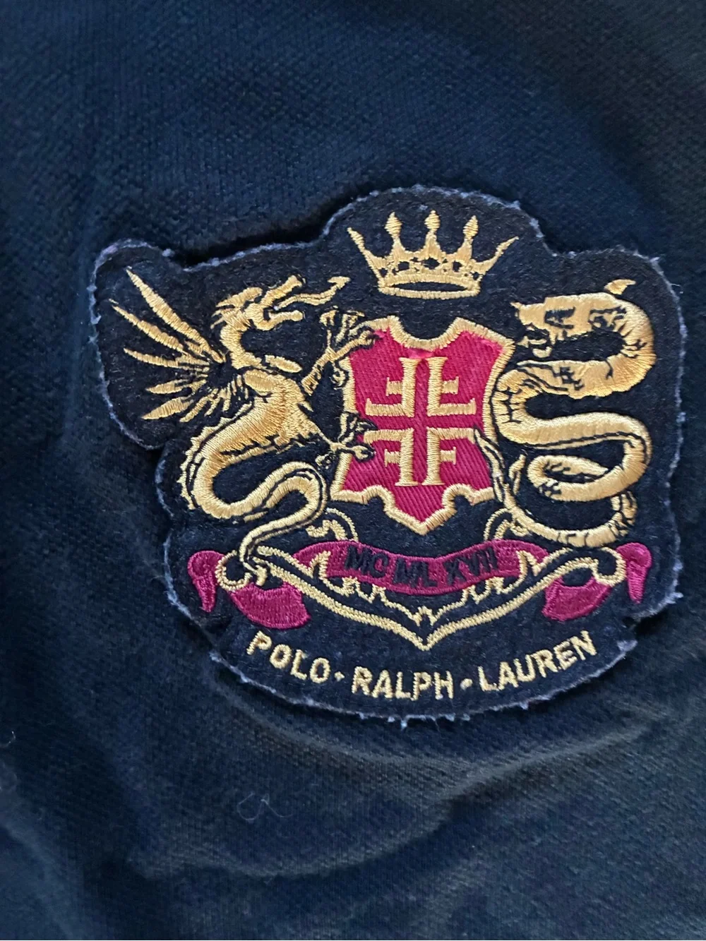 Vintage Ralph Lauren Embroidered Rugby Polo Sz XL